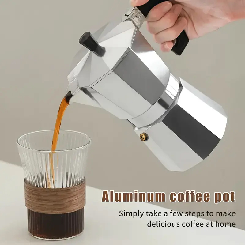 Coffee Equipment Espresso - Klasik Alüminyum Moka Pot 50-300ML Ev