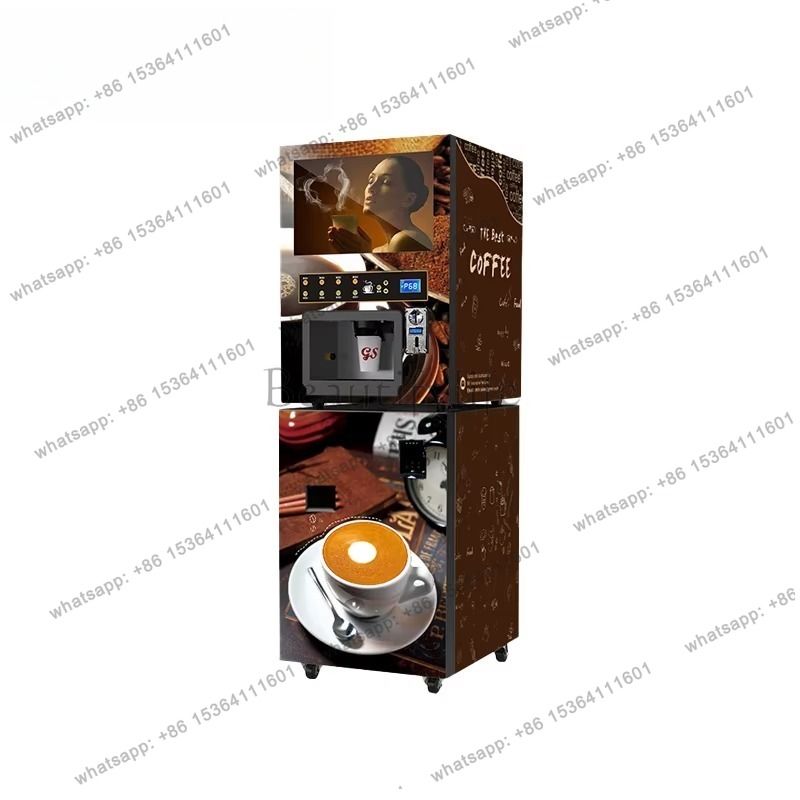 Coffee Equipment For Business - Özel Tasarım Ticari Kahve Otomatı, LCD