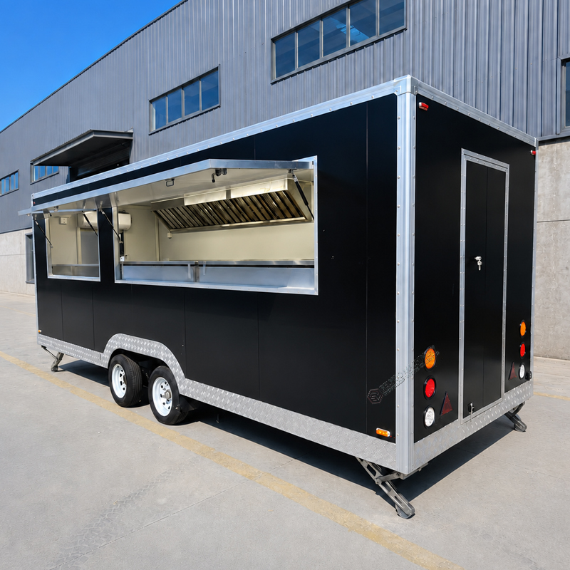 Coffee Equipment For Business - Tamamen Donatılmış Mobil Yemek Karavanı, Hızlı