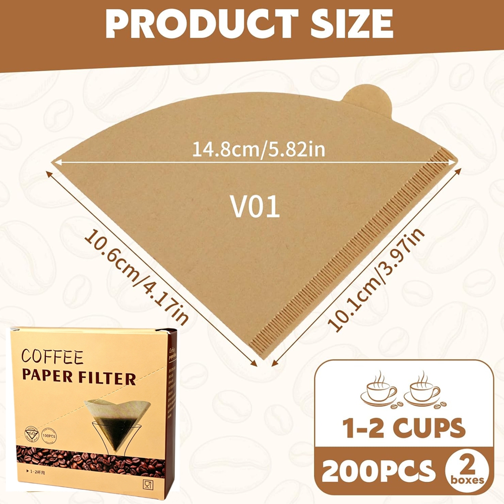 Kahve Filtreleri 200 Adet Koni - Coffee Equipment Espresso incelemesi ve fiyatı