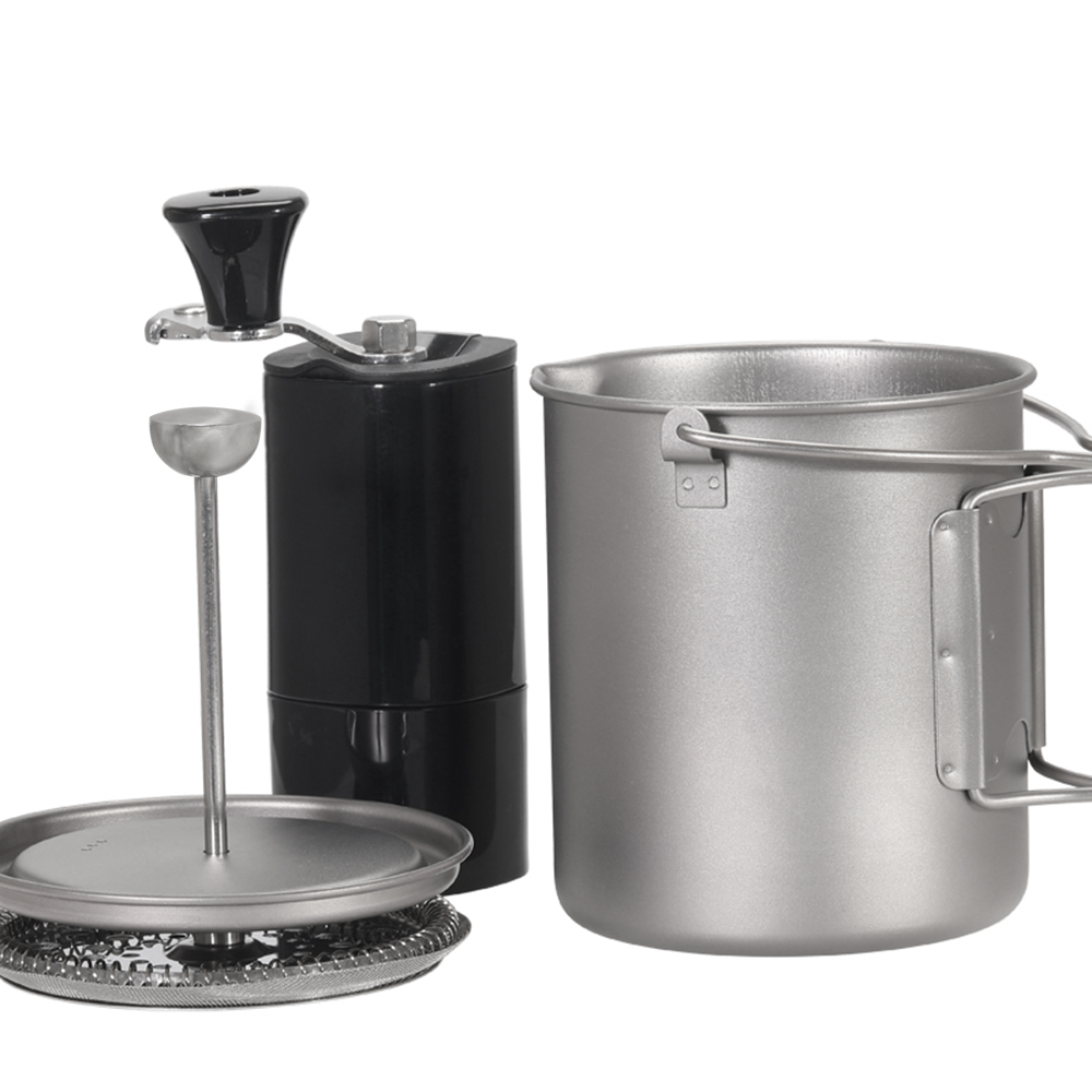 Lixada 750ml titanyum kahve fi - Outdoor Coffee Equipment incelemesi ve fiyatı